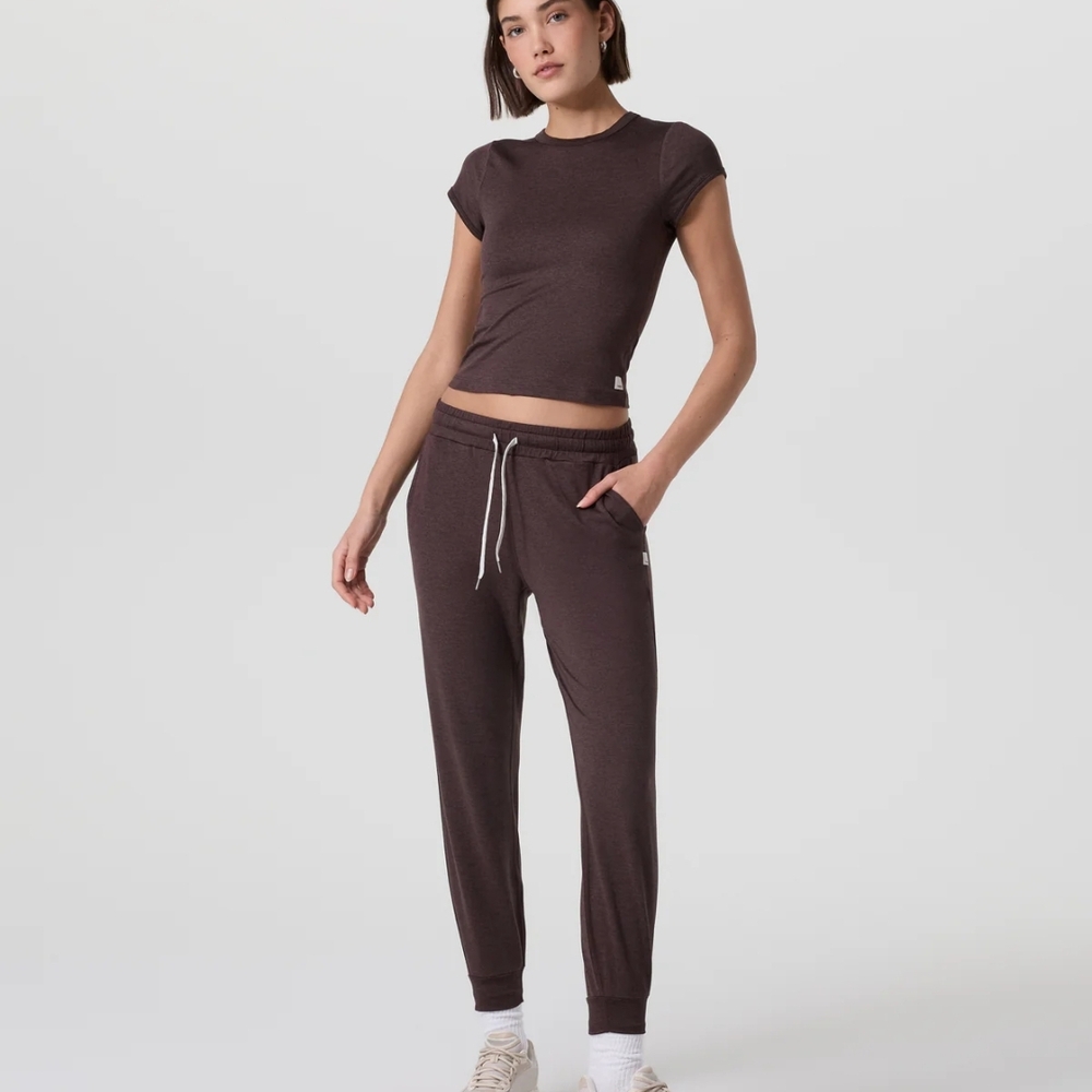 Vuori Brown Performance Dreamknit Joggers Java Heather XS Worn Twice